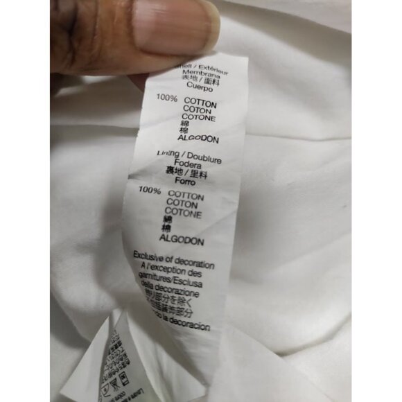 Gap All Cotton Boho Whimsy Strapless Festival Wedding Guest M - Picture 9 of 10